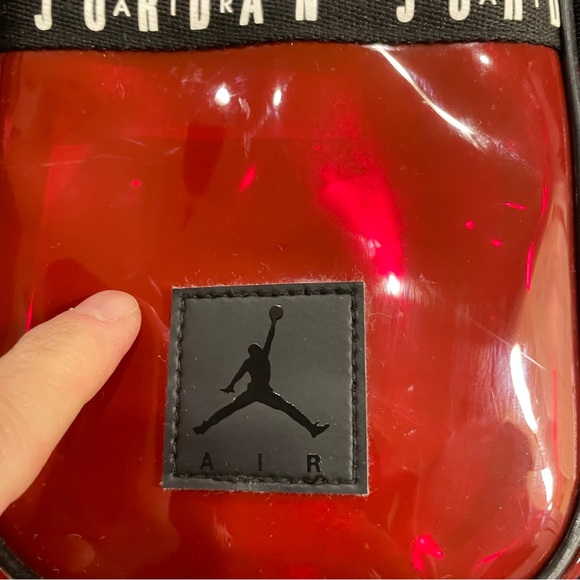 Nike Air Jordan jelly festival crossbody bag red, Rare - Picture 12 of 15